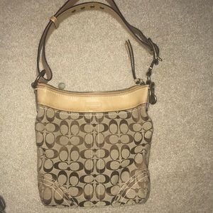 Gently used genuine coach purse
